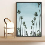 Shop California Palms Art Print a coastal themed painted wall art print from The Print Emporium wall artwork collection - Buy Australian made fine art painting style poster and framed prints for the home and your interior decor room, TPE-044-AP