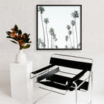 Shop California Palms II (Square) Art Print a coastal themed painted wall art print from The Print Emporium wall artwork collection - Buy Australian made fine art painting style poster and framed prints for the home and your interior decor room, TPE-481-AP