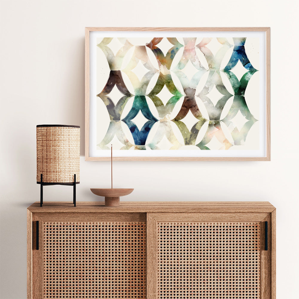 Shop Call of Morocco Art Print a painted abstract themed wall art print from The Print Emporium wall artwork collection - Buy Australian made fine art painting style poster and framed prints for the home and your interior decor room, TPE-PC-SE214-AP