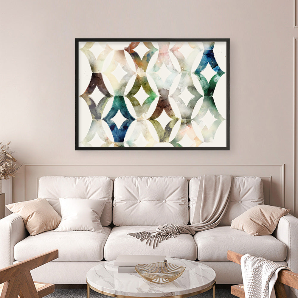 Shop Call of Morocco Art Print a painted abstract themed wall art print from The Print Emporium wall artwork collection - Buy Australian made fine art painting style poster and framed prints for the home and your interior decor room, TPE-PC-SE214-AP
