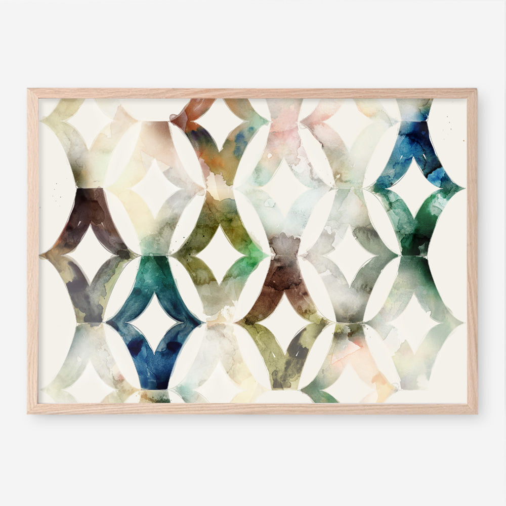 Shop Call of Morocco Art Print a painted abstract themed wall art print from The Print Emporium wall artwork collection - Buy Australian made fine art painting style poster and framed prints for the home and your interior decor room, TPE-PC-SE214-AP