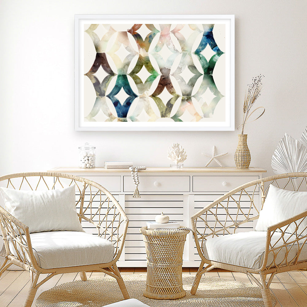 Shop Call of Morocco Art Print a painted abstract themed wall art print from The Print Emporium wall artwork collection - Buy Australian made fine art painting style poster and framed prints for the home and your interior decor room, TPE-PC-SE214-AP