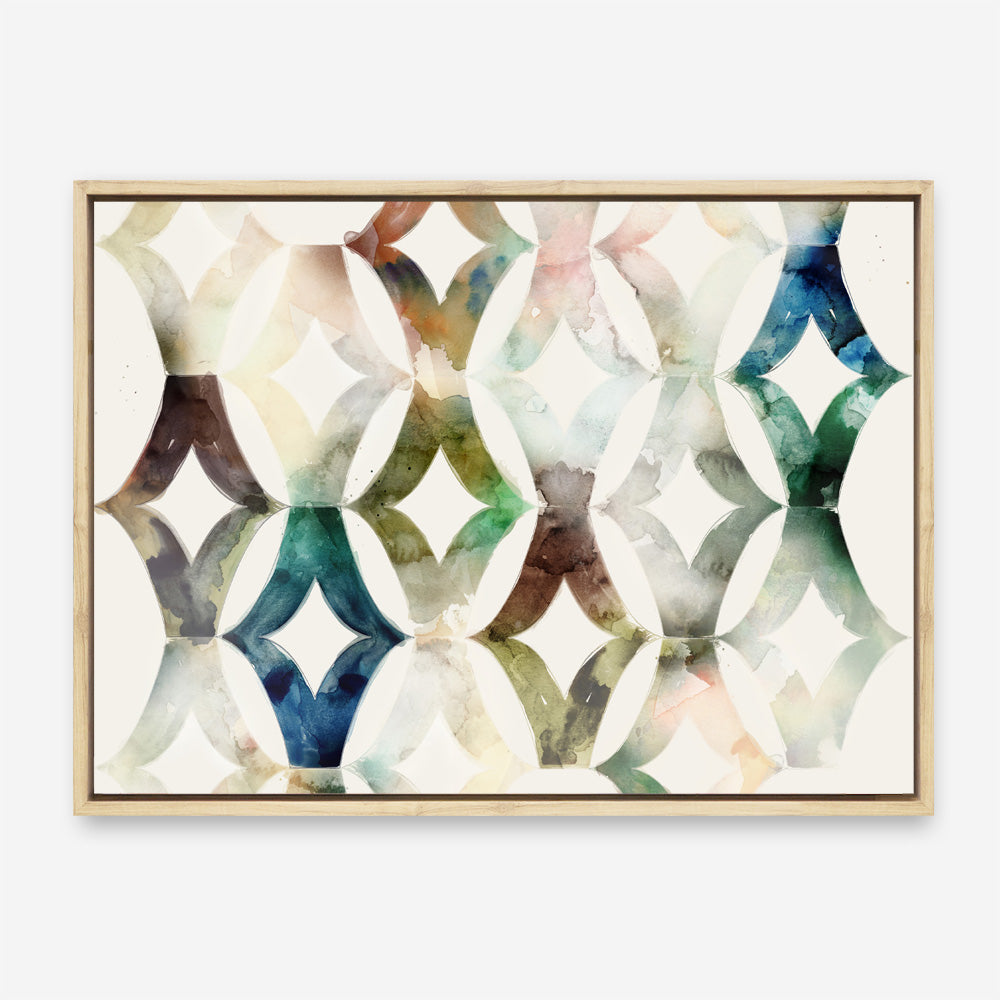 Shop Call of Morocco Canvas Print a painted abstract themed framed canvas wall art print from The Print Emporium artwork collection - Buy Australian made fine art painting style stretched canvas prints for the home and your interior decor space, TPE-PC-SE214-CA-35X46-NF
