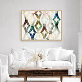 Shop Call of Morocco Canvas Print a painted abstract themed framed canvas wall art print from The Print Emporium artwork collection - Buy Australian made fine art painting style stretched canvas prints for the home and your interior decor space, TPE-PC-SE214-CA-35X46-NF