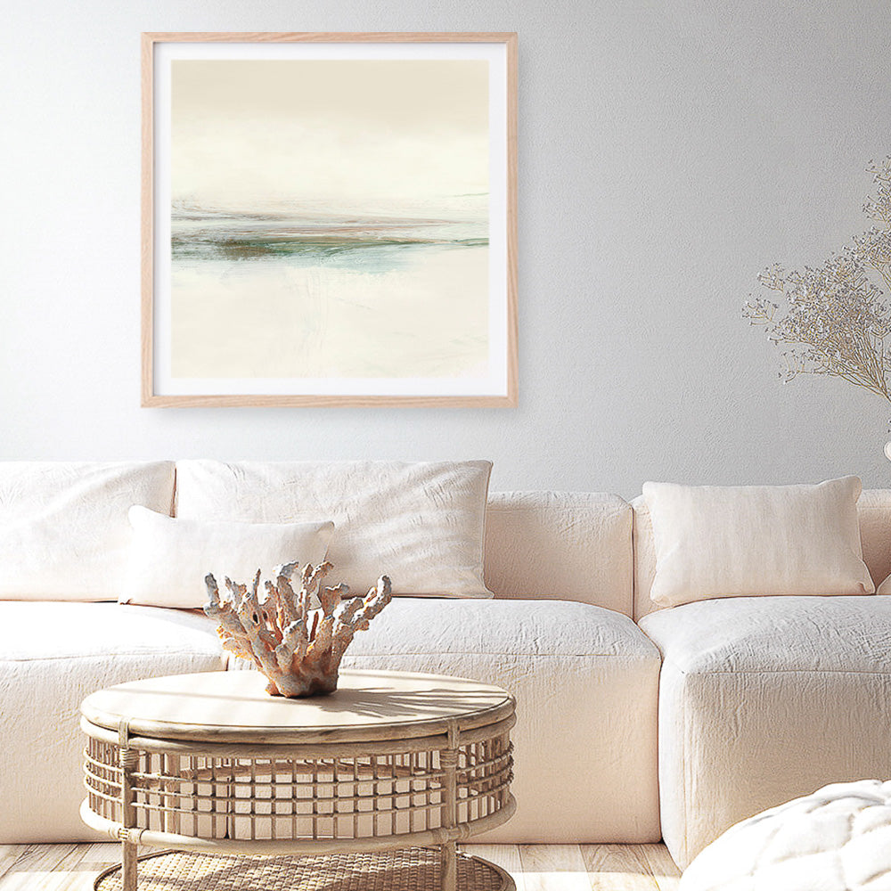 Shop Calm 1 (Square) Art Print a painted abstract themed wall art print from The Print Emporium wall artwork collection - Buy Australian made fine art painting style poster and framed prints for the home and your interior decor room, TPE-DH-253-AP
