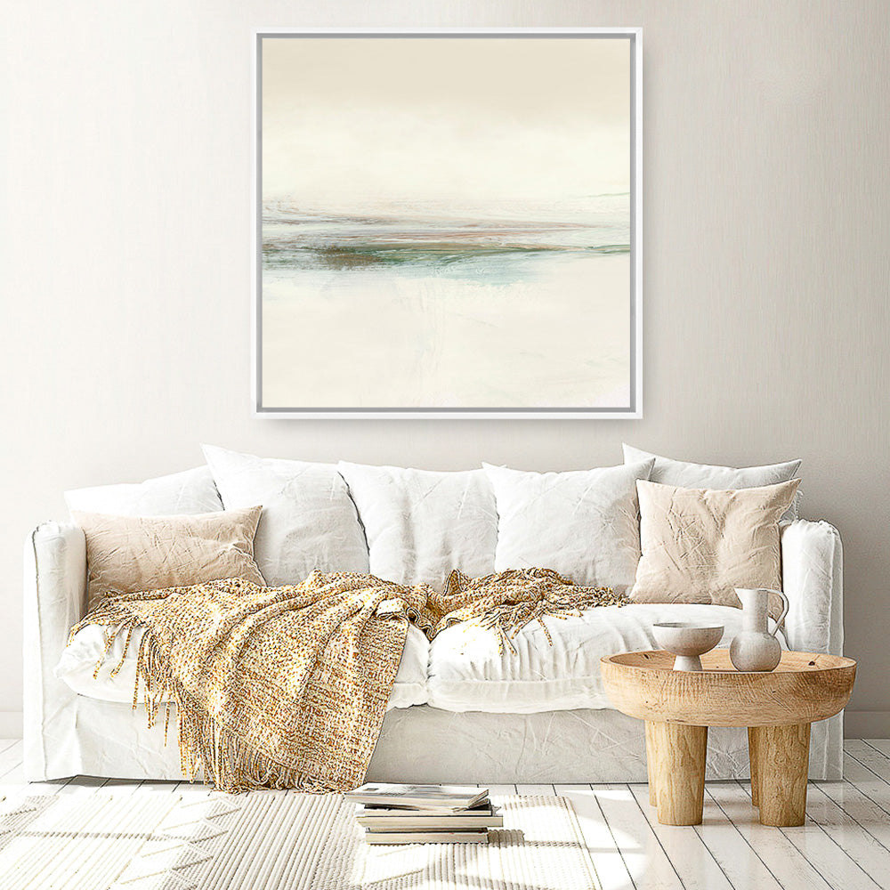 Shop Calm 1 (Square) Canvas Print a painted abstract themed framed canvas wall art print from The Print Emporium artwork collection - Buy Australian made fine art painting style stretched canvas prints for the home and your interior decor space, TPE-DH-253-CA-40X40-NF