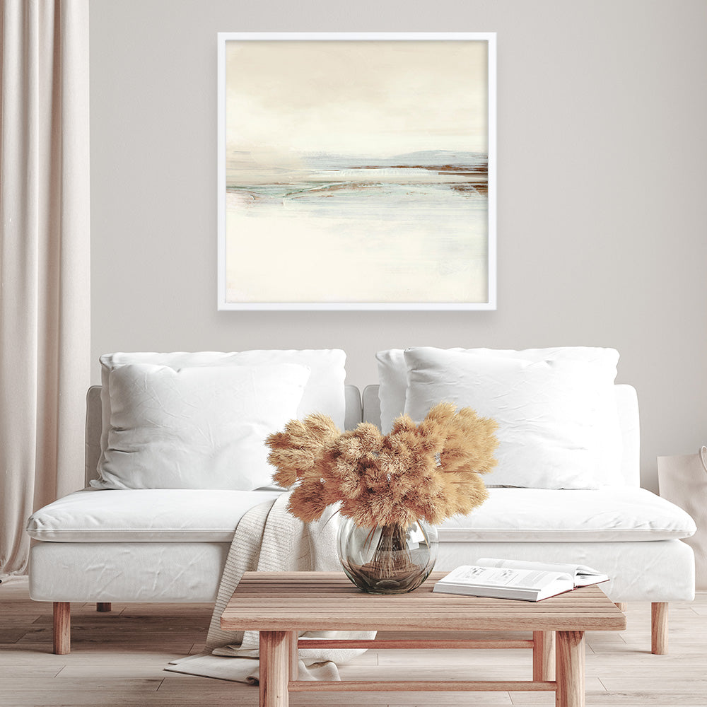 Shop Calm 3 (Square) Art Print a painted abstract themed wall art print from The Print Emporium wall artwork collection - Buy Australian made fine art painting style poster and framed prints for the home and your interior decor room, TPE-DH-255-AP
