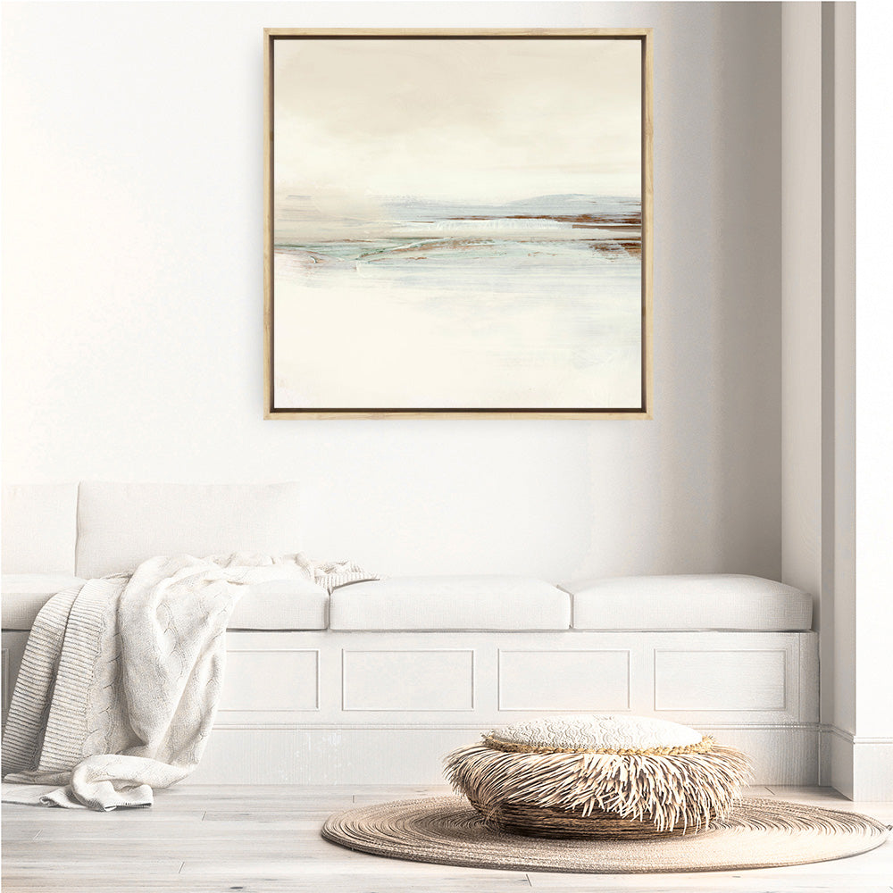 Shop Calm 3 (Square) Canvas Print a painted abstract themed framed canvas wall art print from The Print Emporium artwork collection - Buy Australian made fine art painting style stretched canvas prints for the home and your interior decor space, TPE-DH-255-CA-40X40-NF