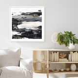 Shop Calm Noise (Square) Art Print a painted abstract themed wall art print from The Print Emporium wall artwork collection - Buy Australian made fine art painting style poster and framed prints for the home and your interior decor room, TPE-PC-LE177-AP