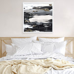 Shop Calm Noise (Square) Art Print a painted abstract themed wall art print from The Print Emporium wall artwork collection - Buy Australian made fine art painting style poster and framed prints for the home and your interior decor room, TPE-PC-LE177-AP