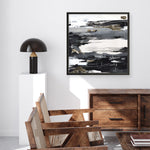 Shop Calm Noise (Square) Art Print a painted abstract themed wall art print from The Print Emporium wall artwork collection - Buy Australian made fine art painting style poster and framed prints for the home and your interior decor room, TPE-PC-LE177-AP