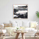 Shop Calm Noise (Square) Art Print a painted abstract themed wall art print from The Print Emporium wall artwork collection - Buy Australian made fine art painting style poster and framed prints for the home and your interior decor room, TPE-PC-LE177-AP