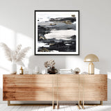 Shop Calm Noise (Square) Art Print a painted abstract themed wall art print from The Print Emporium wall artwork collection - Buy Australian made fine art painting style poster and framed prints for the home and your interior decor room, TPE-PC-LE177-AP