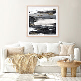 Shop Calm Noise (Square) Art Print a painted abstract themed wall art print from The Print Emporium wall artwork collection - Buy Australian made fine art painting style poster and framed prints for the home and your interior decor room, TPE-PC-LE177-AP