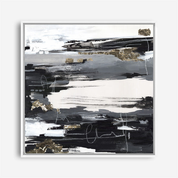 Shop Calm Noise (Square) Canvas Print a painted abstract themed framed canvas wall art print from The Print Emporium artwork collection - Buy Australian made fine art painting style stretched canvas prints for the home and your interior decor space, TPE-PC-LE177-CA-40X40-NF