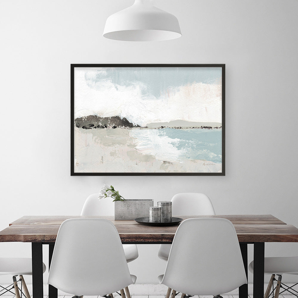 Shop Calm Water Neutral Art Print a painted abstract themed wall art print from The Print Emporium wall artwork collection - Buy Australian made fine art painting style poster and framed prints for the home and your interior decor room, TPE-WA-73870-AP