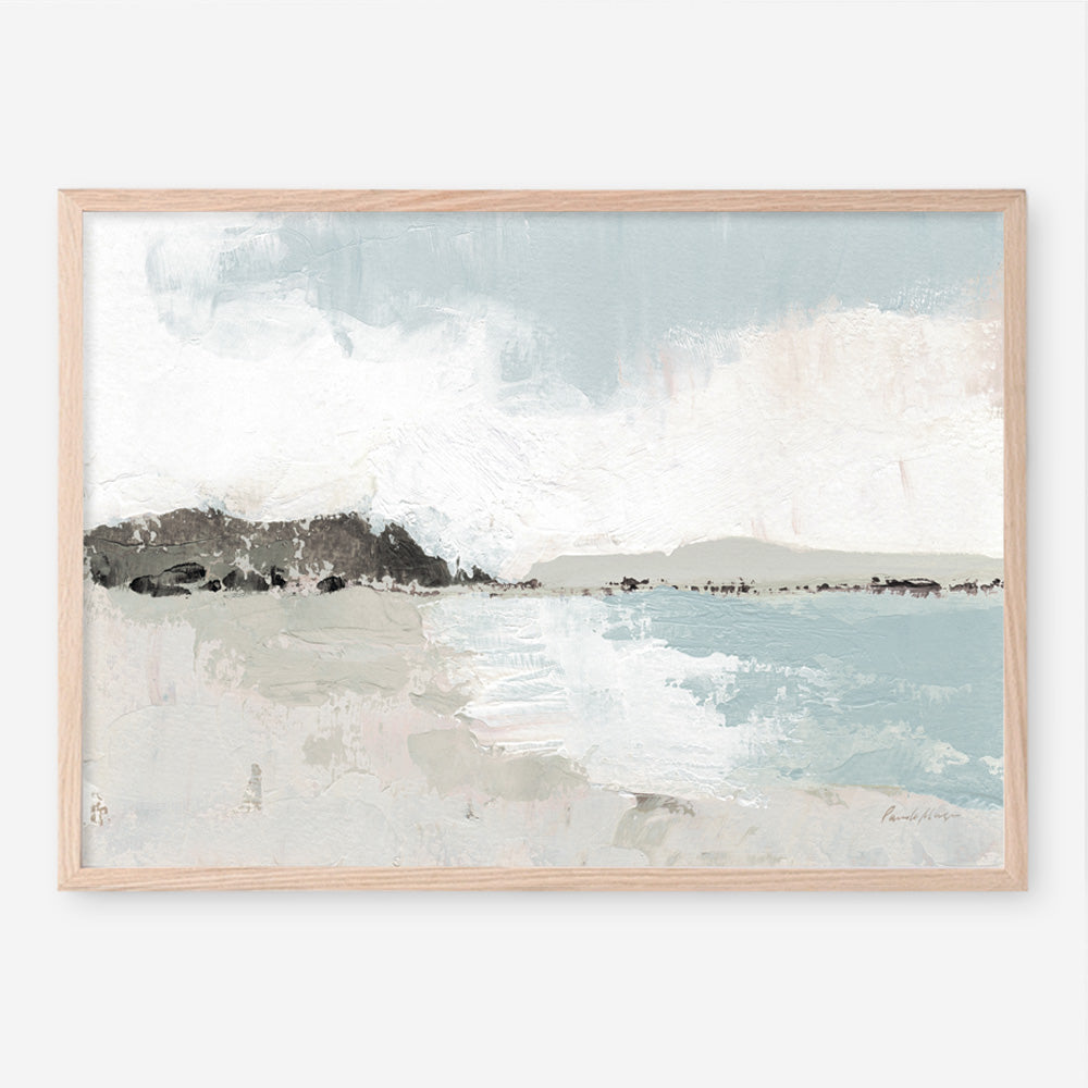 Shop Calm Water Neutral Art Print a painted abstract themed wall art print from The Print Emporium wall artwork collection - Buy Australian made fine art painting style poster and framed prints for the home and your interior decor room, TPE-WA-73870-AP