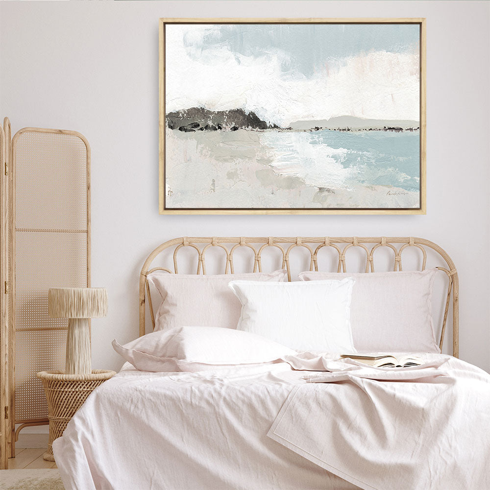 Shop Calm Water Neutral Canvas Print a painted abstract themed framed canvas wall art print from The Print Emporium artwork collection - Buy Australian made fine art painting style stretched canvas prints for the home and your interior decor space, TPE-WA-73870-CA-35X46-NF