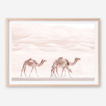 Shop Camel Highway Photo Art Print a Moroccan desert boho themed photography wall art print from The Print Emporium wall artwork collection - Buy Australian made fine art poster and framed prints for the home and your interior decor room, TPE-831-AP