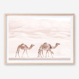 Shop Camel Highway Photo Art Print a Moroccan desert boho themed photography wall art print from The Print Emporium wall artwork collection - Buy Australian made fine art poster and framed prints for the home and your interior decor room, TPE-831-AP