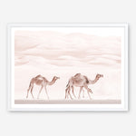 Shop Camel Highway Photo Art Print a Moroccan desert boho themed photography wall art print from The Print Emporium wall artwork collection - Buy Australian made fine art poster and framed prints for the home and your interior decor room, TPE-831-AP