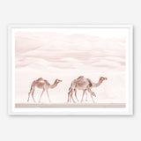 Shop Camel Highway Photo Art Print a Moroccan desert boho themed photography wall art print from The Print Emporium wall artwork collection - Buy Australian made fine art poster and framed prints for the home and your interior decor room, TPE-831-AP