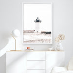 Shop Cape Cod Lighthouse I Photo Art Print a coastal themed photography wall art print from The Print Emporium wall artwork collection - Buy Australian made fine art poster and framed prints for the home and your interior decor, TPE-801-AP