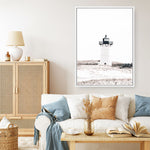 Shop Cape Cod Lighthouse I Photo Canvas Print a coastal themed photography framed stretched canvas print from The Print Emporium wall artwork collection - Buy Australian made prints for the home and your interior decor space, TPE-801-CA-35X46-NF
