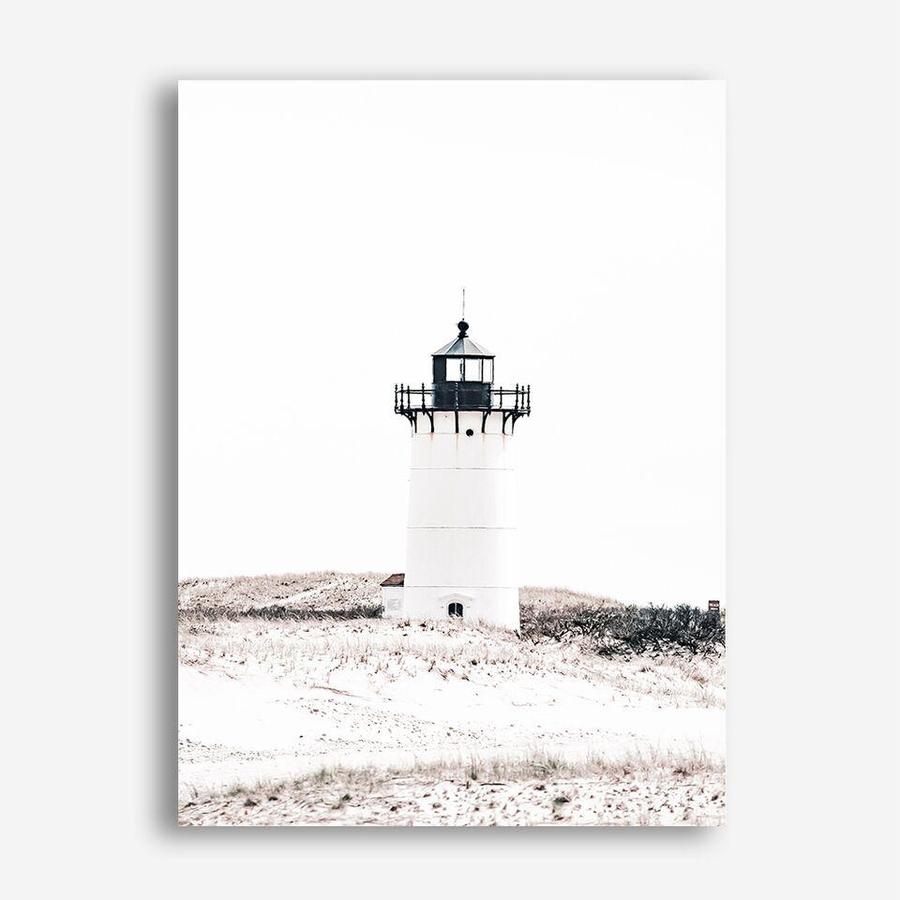 Shop Cape Cod Lighthouse I Photo Canvas Print a coastal themed photography framed stretched canvas print from The Print Emporium wall artwork collection - Buy Australian made prints for the home and your interior decor space, TPE-801-CA-35X46-NF