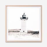 Shop Cape Cod Lighthouse I (Square) Photo Art Print a coastal themed photography wall art print from The Print Emporium wall artwork collection - Buy Australian made fine art poster and framed prints for the home and your interior decor, TPE-804-AP