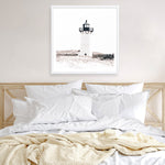 Shop Cape Cod Lighthouse I (Square) Photo Art Print a coastal themed photography wall art print from The Print Emporium wall artwork collection - Buy Australian made fine art poster and framed prints for the home and your interior decor, TPE-804-AP