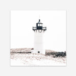 Shop Cape Cod Lighthouse I (Square) Photo Art Print a coastal themed photography wall art print from The Print Emporium wall artwork collection - Buy Australian made fine art poster and framed prints for the home and your interior decor, TPE-804-AP
