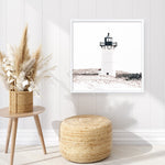 Shop Cape Cod Lighthouse I (Square) Photo Art Print a coastal themed photography wall art print from The Print Emporium wall artwork collection - Buy Australian made fine art poster and framed prints for the home and your interior decor, TPE-804-AP
