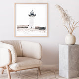 Shop Cape Cod Lighthouse I (Square) Photo Art Print a coastal themed photography wall art print from The Print Emporium wall artwork collection - Buy Australian made fine art poster and framed prints for the home and your interior decor, TPE-804-AP