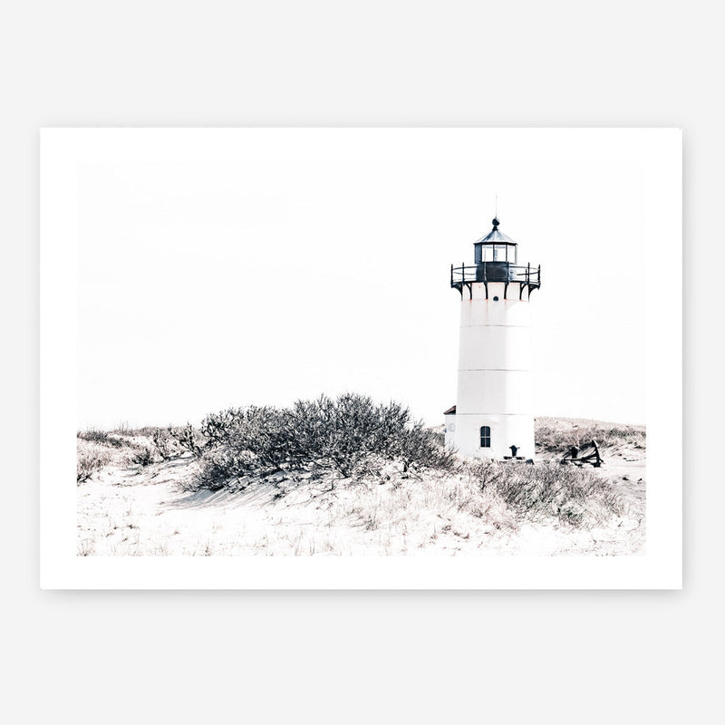 Shop Cape Cod Lighthouse II Photo Art Print a coastal themed photography wall art print from The Print Emporium wall artwork collection - Buy Australian made fine art poster and framed prints for the home and your interior decor, TPE-802-AP