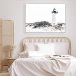 Shop Cape Cod Lighthouse II Photo Canvas Print a coastal themed photography framed stretched canvas print from The Print Emporium wall artwork collection - Buy Australian made prints for the home and your interior decor space, TPE-802-CA-35X46-NF