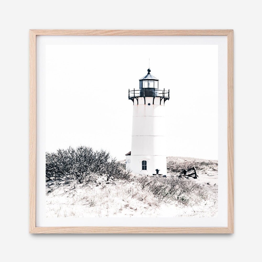 Shop Cape Cod Lighthouse II (Square) Photo Art Print a coastal themed photography wall art print from The Print Emporium wall artwork collection - Buy Australian made fine art poster and framed prints for the home and your interior decor, TPE-803-AP