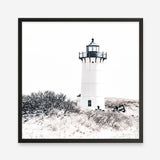Shop Cape Cod Lighthouse II (Square) Photo Art Print a coastal themed photography wall art print from The Print Emporium wall artwork collection - Buy Australian made fine art poster and framed prints for the home and your interior decor, TPE-803-AP