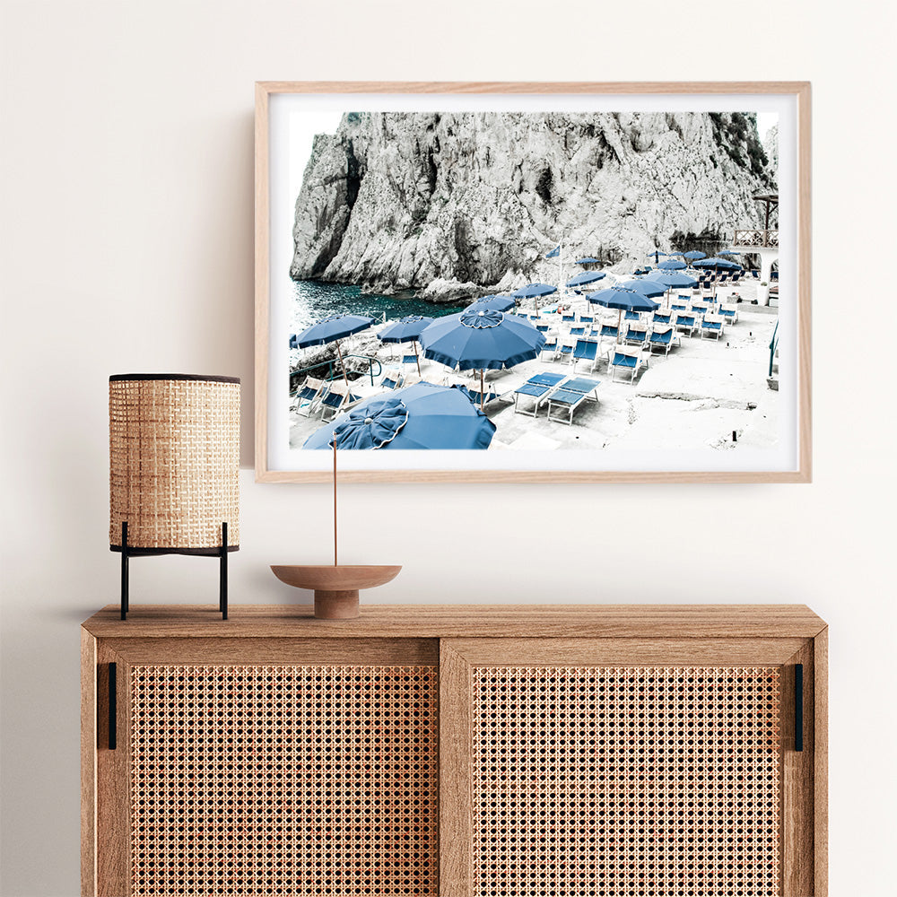 Shop Capri Beach Club I Photo Art Print a coastal themed photography wall art print from The Print Emporium wall artwork collection - Buy Australian made fine art poster and framed prints for the home and your interior decor, TPE-861-AP