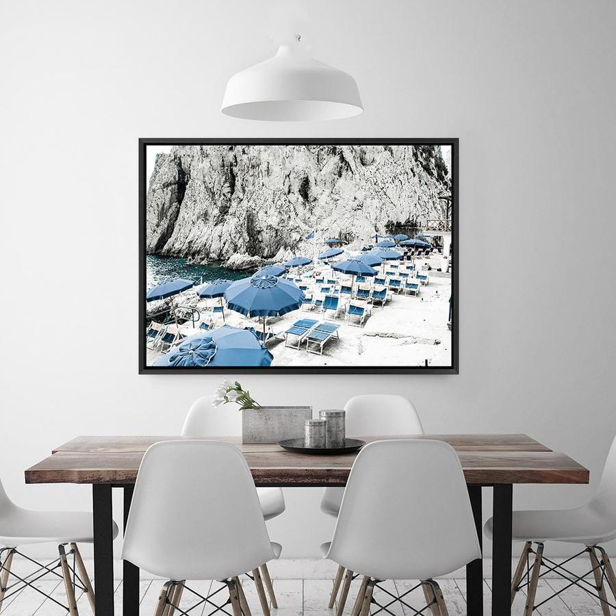 Shop Capri Beach Club I Photo Canvas Print a coastal themed photography framed stretched canvas print from The Print Emporium wall artwork collection - Buy Australian made prints for the home and your interior decor space, TPE-861-CA-35X46-NF