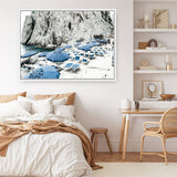 Shop Capri Beach Club I Photo Canvas Print a coastal themed photography framed stretched canvas print from The Print Emporium wall artwork collection - Buy Australian made prints for the home and your interior decor space, TPE-861-CA-35X46-NF