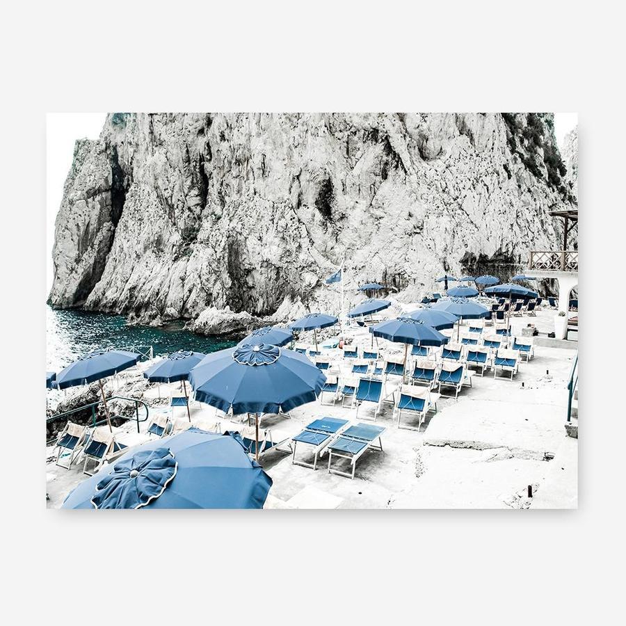 Shop Capri Beach Club I Photo Canvas Print a coastal themed photography framed stretched canvas print from The Print Emporium wall artwork collection - Buy Australian made prints for the home and your interior decor space, TPE-861-CA-35X46-NF