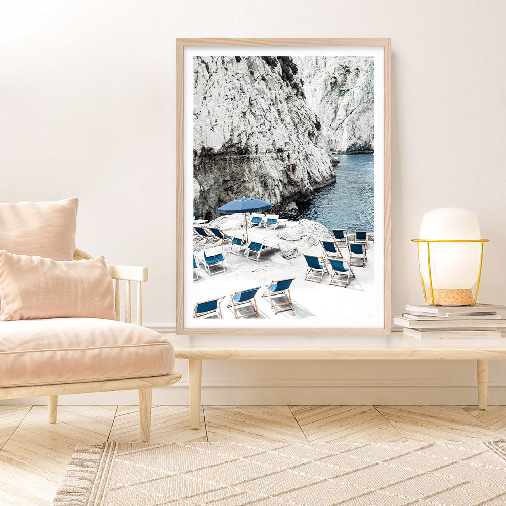 Shop Capri Beach Club II Photo Art Print a coastal themed photography wall art print from The Print Emporium wall artwork collection - Buy Australian made fine art poster and framed prints for the home and your interior decor, TPE-862-AP