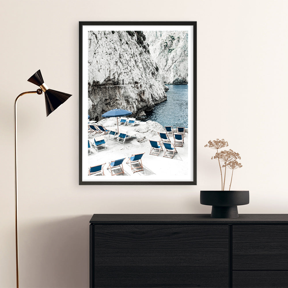 Shop Capri Beach Club II Photo Art Print a coastal themed photography wall art print from The Print Emporium wall artwork collection - Buy Australian made fine art poster and framed prints for the home and your interior decor, TPE-862-AP