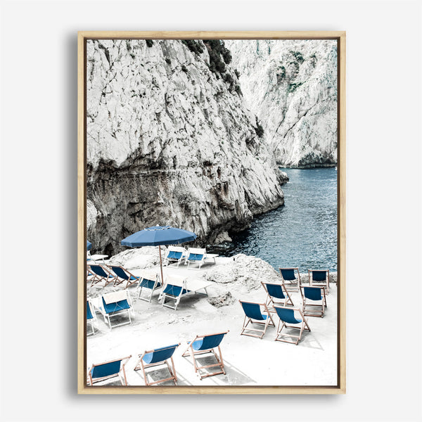 Shop Capri Beach Club II Photo Canvas Print a coastal themed photography framed stretched canvas print from The Print Emporium wall artwork collection - Buy Australian made prints for the home and your interior decor space, TPE-862-CA-35X46-NF