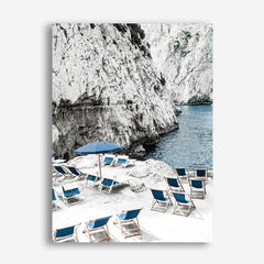 Shop Capri Beach Club II Photo Canvas Print a coastal themed photography framed stretched canvas print from The Print Emporium wall artwork collection - Buy Australian made prints for the home and your interior decor space, TPE-862-CA-35X46-NF