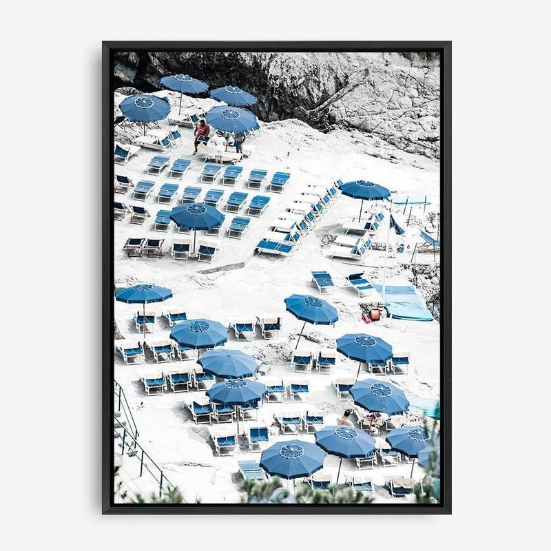 Shop Capri Beach Club III Photo Canvas Print a coastal themed photography framed stretched canvas print from The Print Emporium wall artwork collection - Buy Australian made prints for the home and your interior decor space, TPE-863-CA-35X46-NF