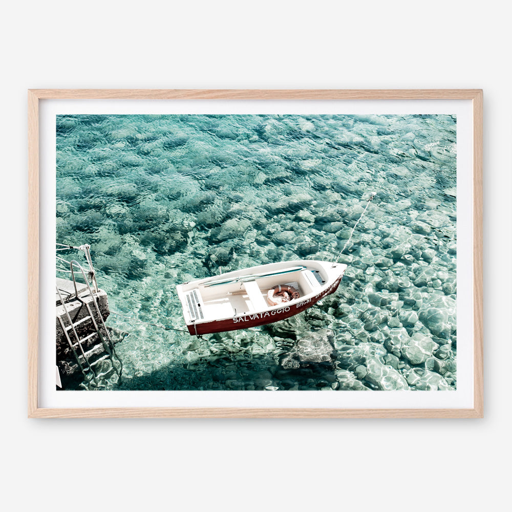 Shop Capri Boat I Photo Art Print a coastal themed photography wall art print from The Print Emporium wall artwork collection - Buy Australian made fine art poster and framed prints for the home and your interior decor, TPE-722-AP