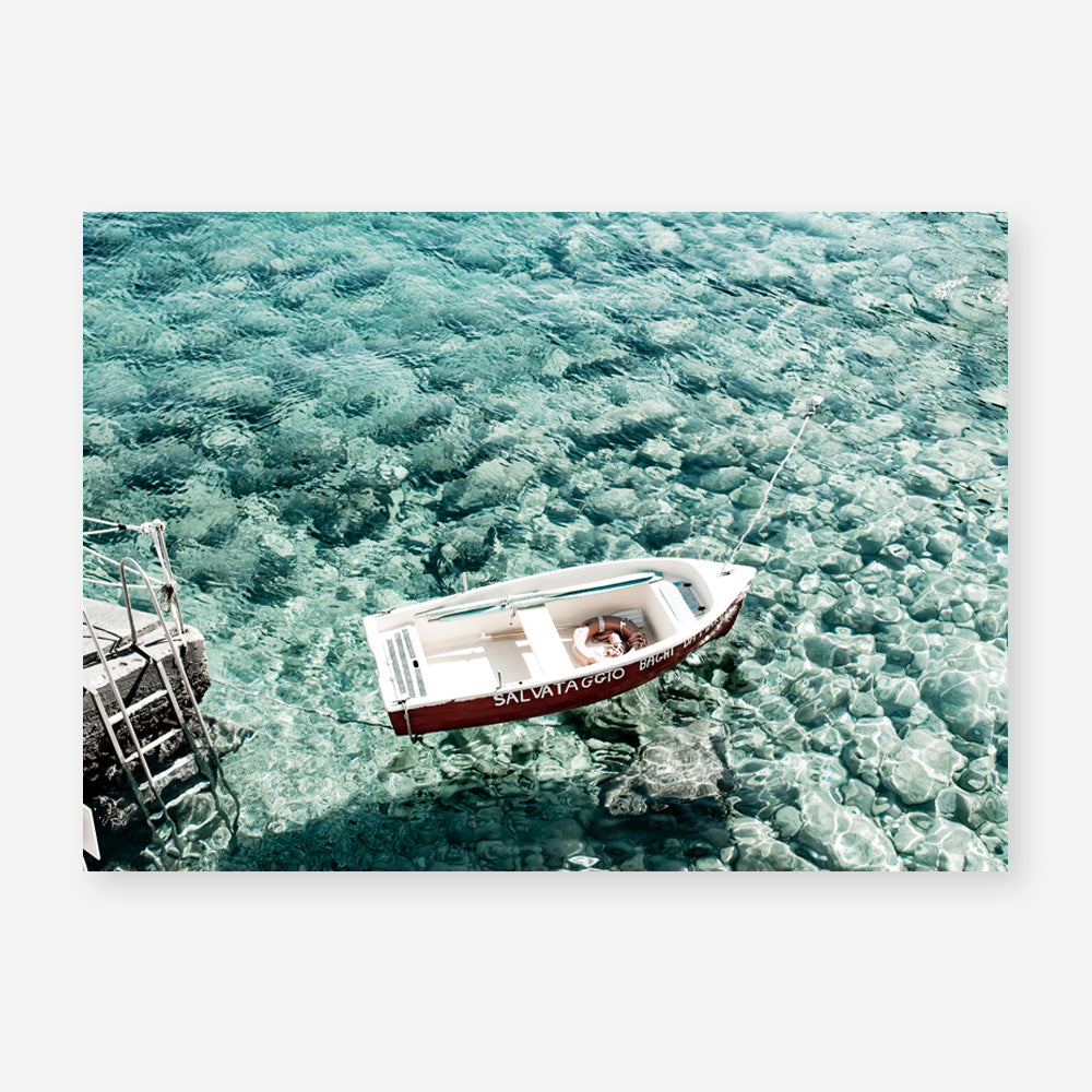 Shop Capri Boat I Photo Art Print a coastal themed photography wall art print from The Print Emporium wall artwork collection - Buy Australian made fine art poster and framed prints for the home and your interior decor, TPE-722-AP