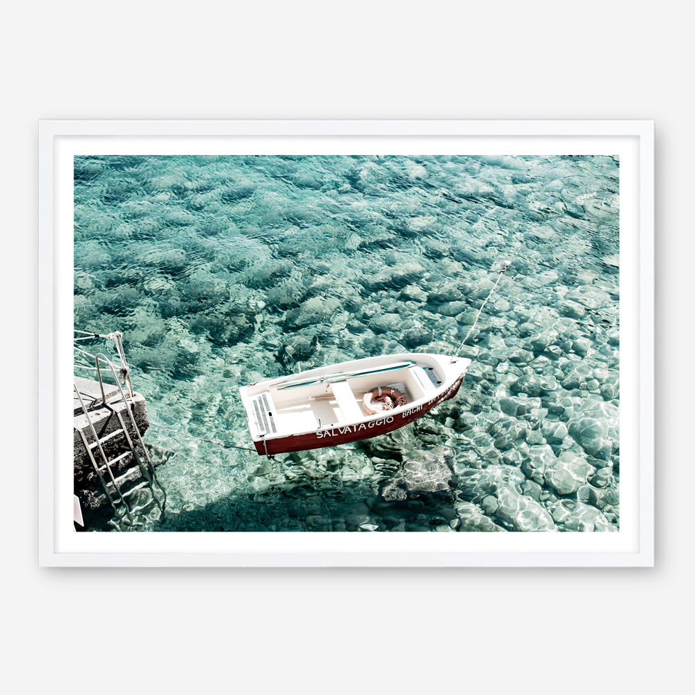 Shop Capri Boat I Photo Art Print a coastal themed photography wall art print from The Print Emporium wall artwork collection - Buy Australian made fine art poster and framed prints for the home and your interior decor, TPE-722-AP